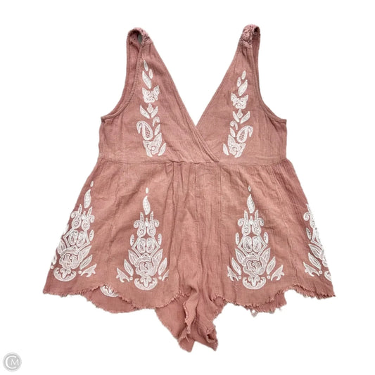 Romper By Free People In Pink, Size: S