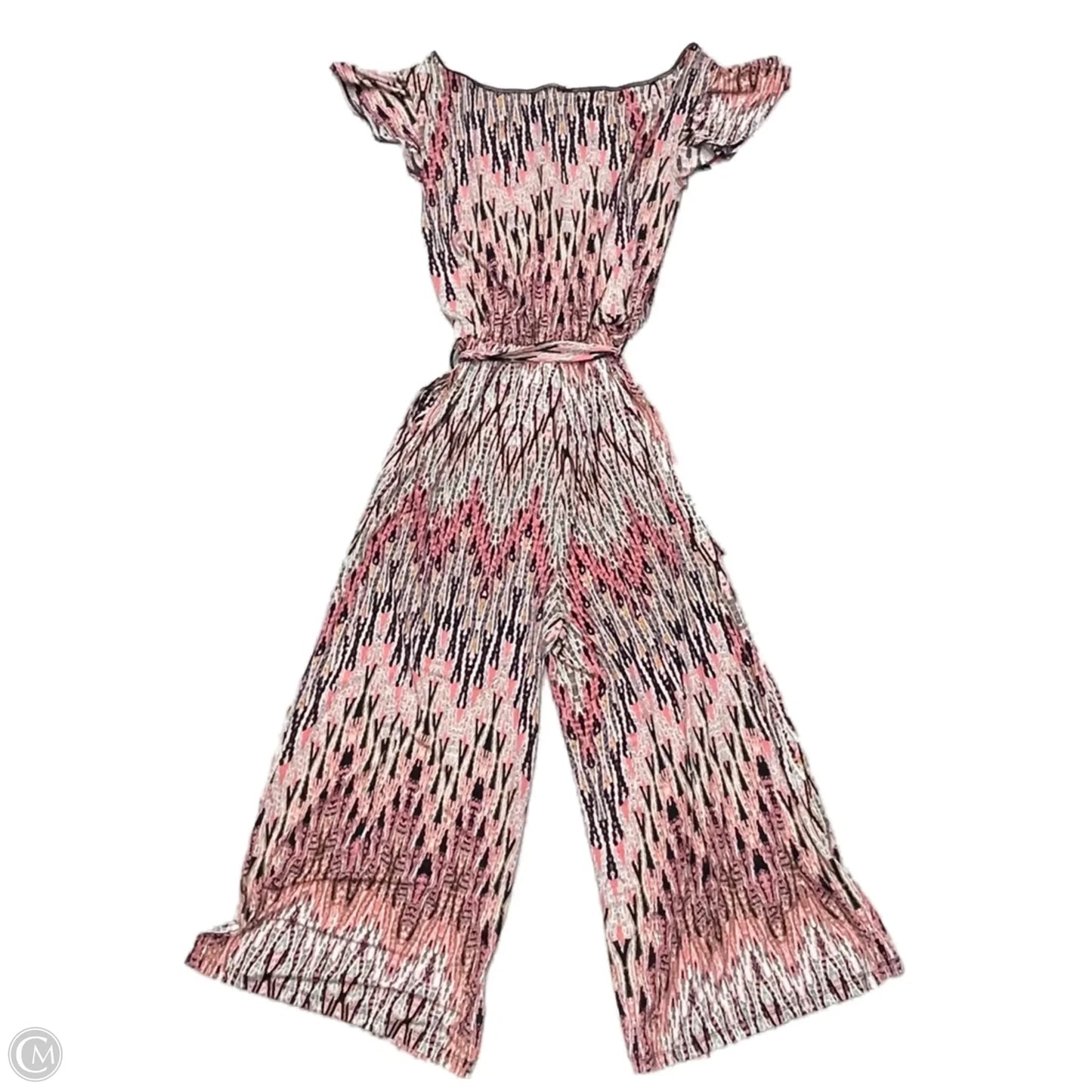 Jumpsuit By Clara Sun Woo In Black & Pink, Size: L