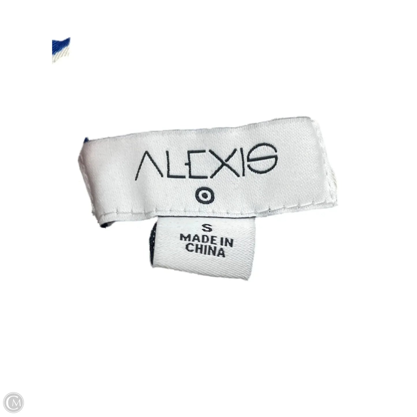 Dress Party Midi By Target-designer In Blue & White, Size: S