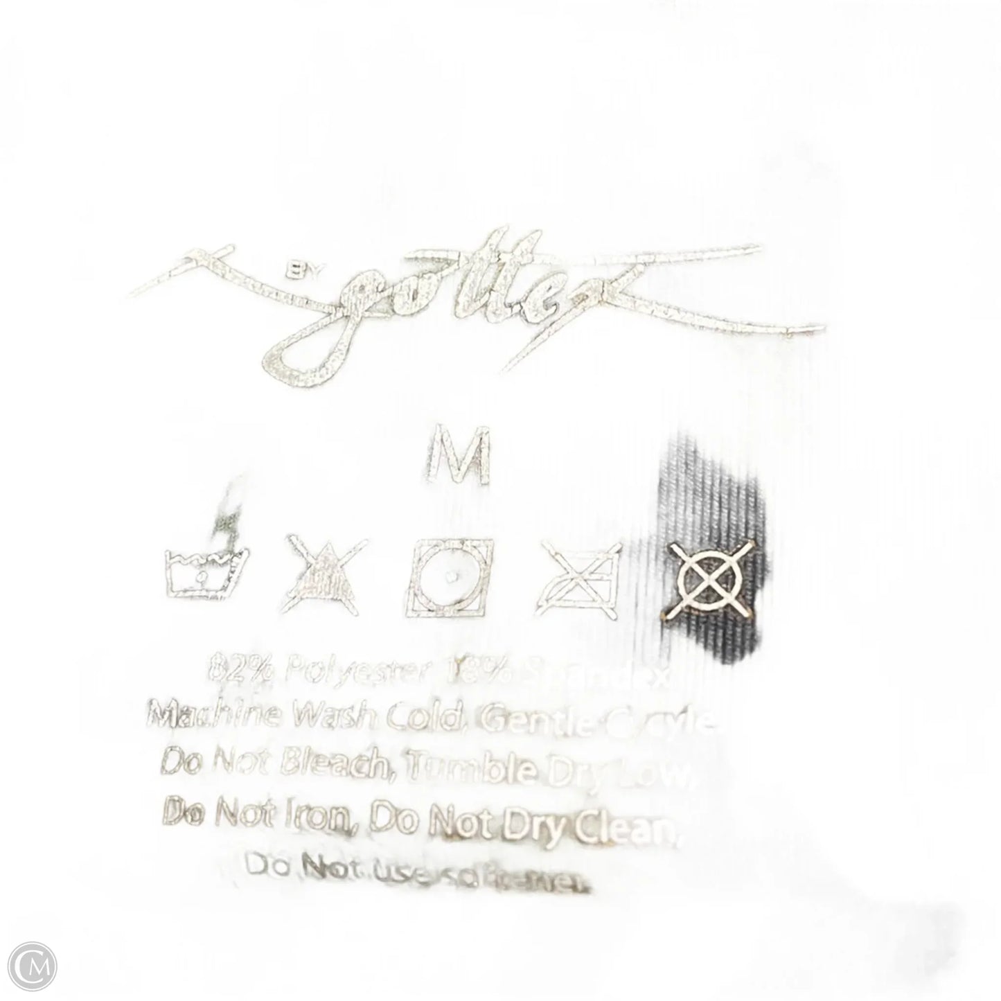 Athletic Leggings By Gottex In Black & Green, Size: M