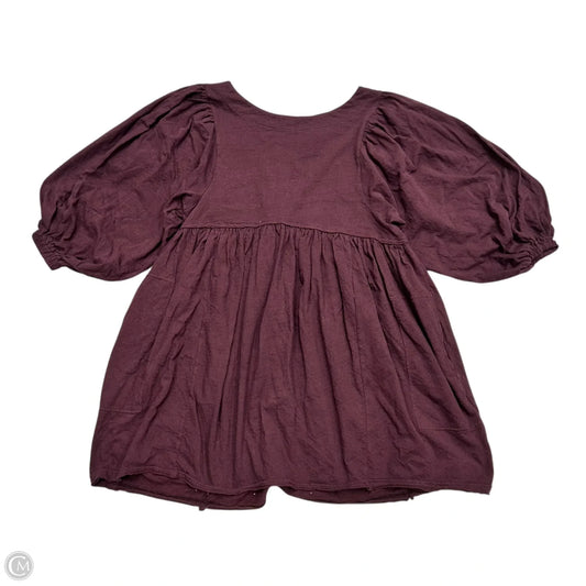 Dress Casual Short By Free People In Maroon, Size: Xs