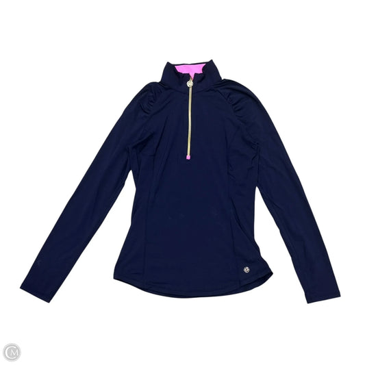 Top Long Sleeve Designer By Lilly Pulitzer In Navy, Size: S