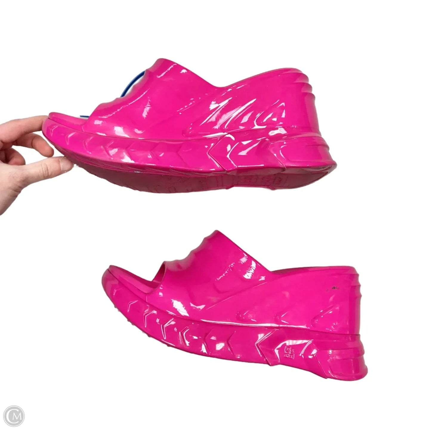 Sandals Luxury Designer By Givenchy In Pink, Size: 6.5