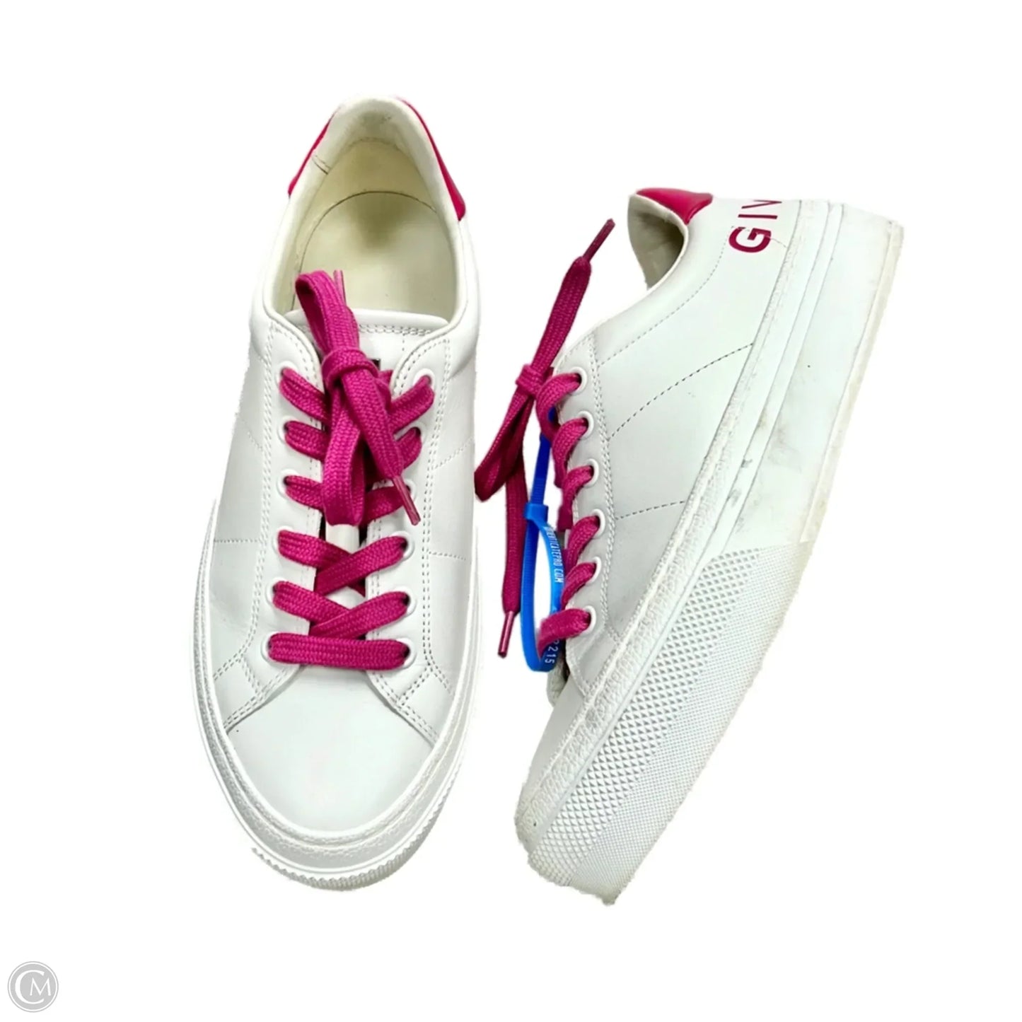 Shoes Luxury Designer By Givenchy In Pink & White, Size: 7