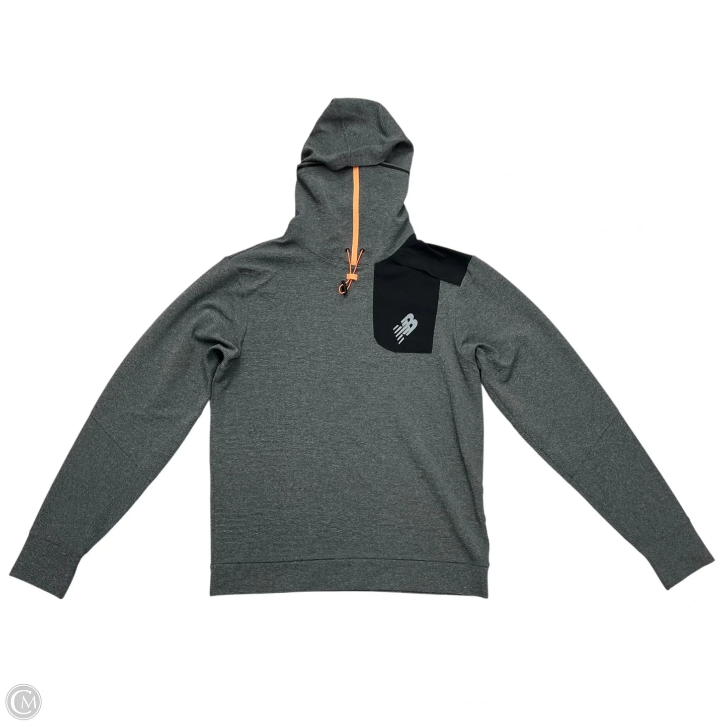 Athletic Jacket By New Balance In Grey, Size: S