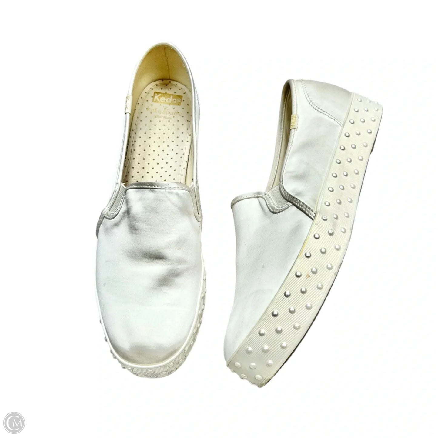 Shoes Heels Platform By Keds x Kate Spade In Ivory, Size: 11