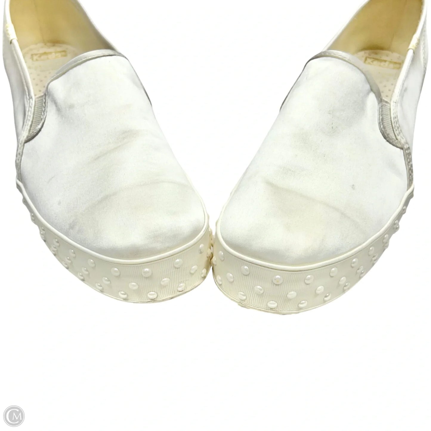 Shoes Heels Platform By Keds x Kate Spade In Ivory, Size: 11