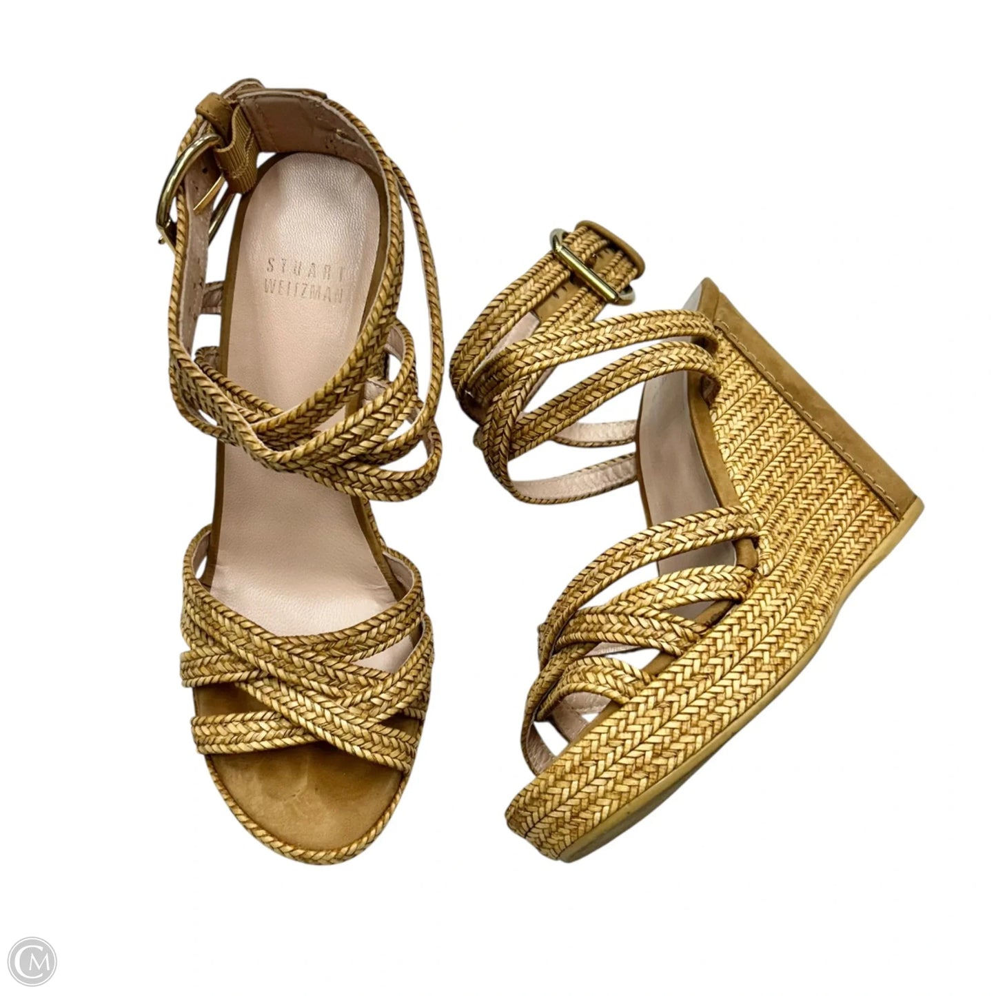 Shoes Designer By Stuart Weitzman In Tan, Size: 6