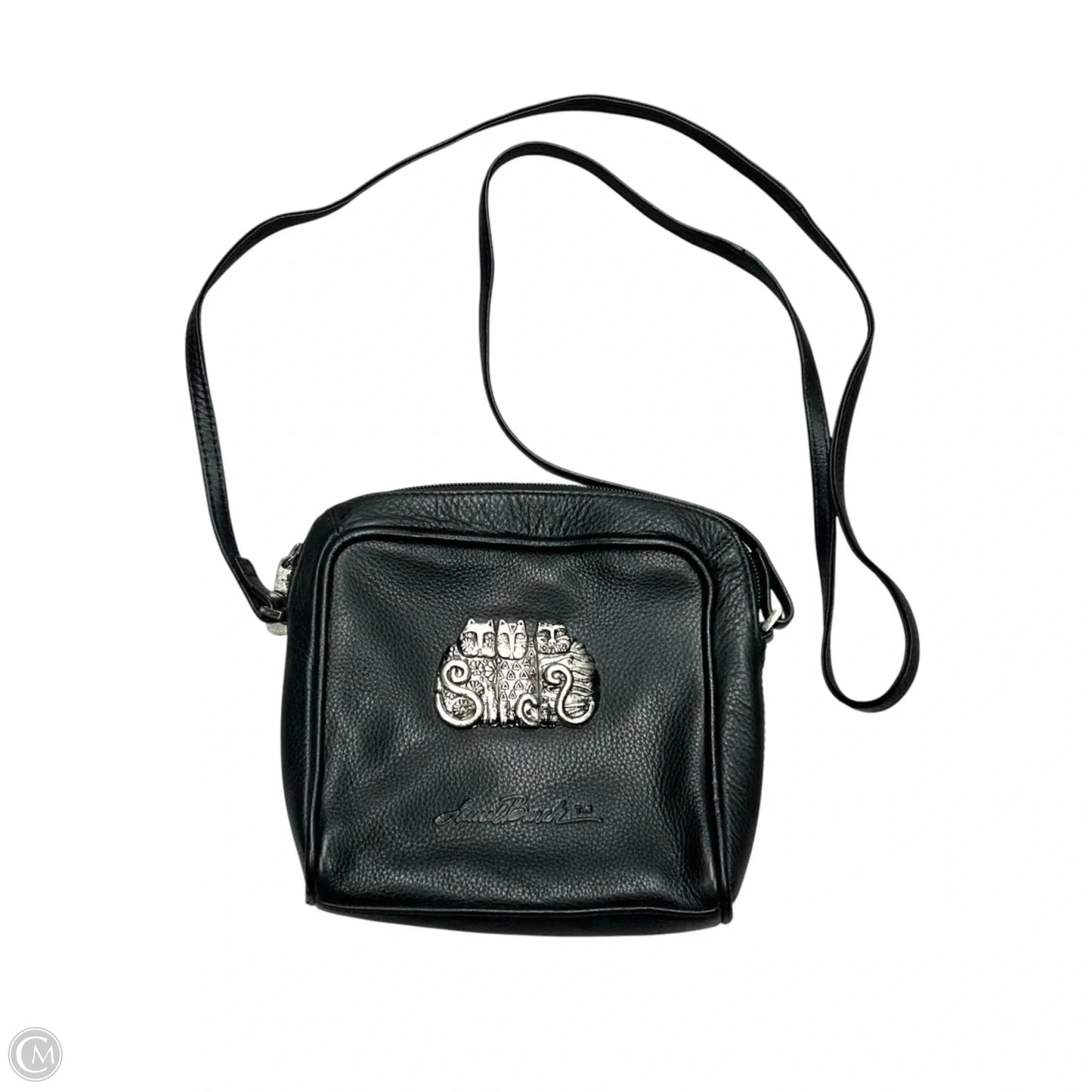 Crossbody Leather By Final Touch, Size: Small