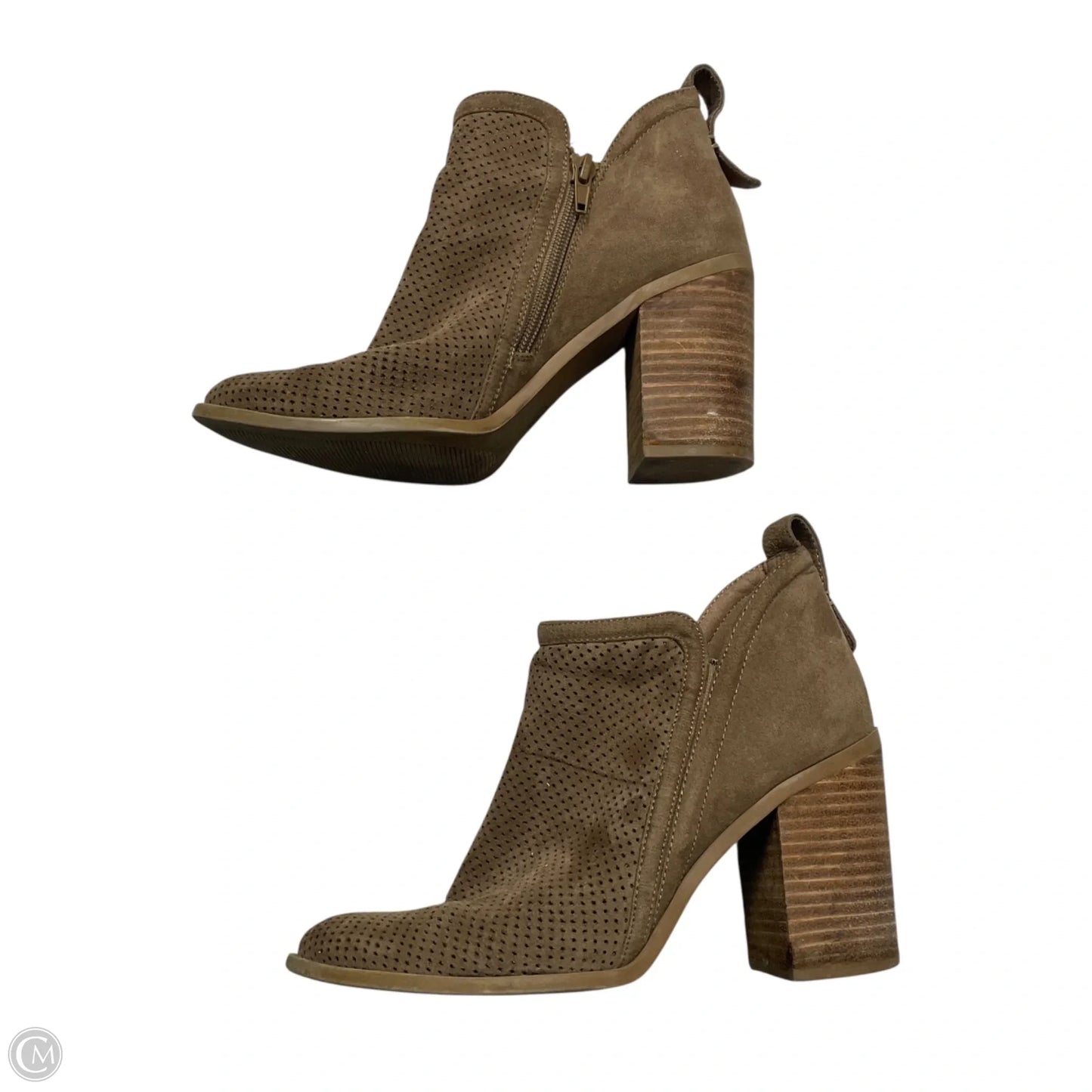 Boots Ankle Heels By Madden Girl In Bronze, Size: 8
