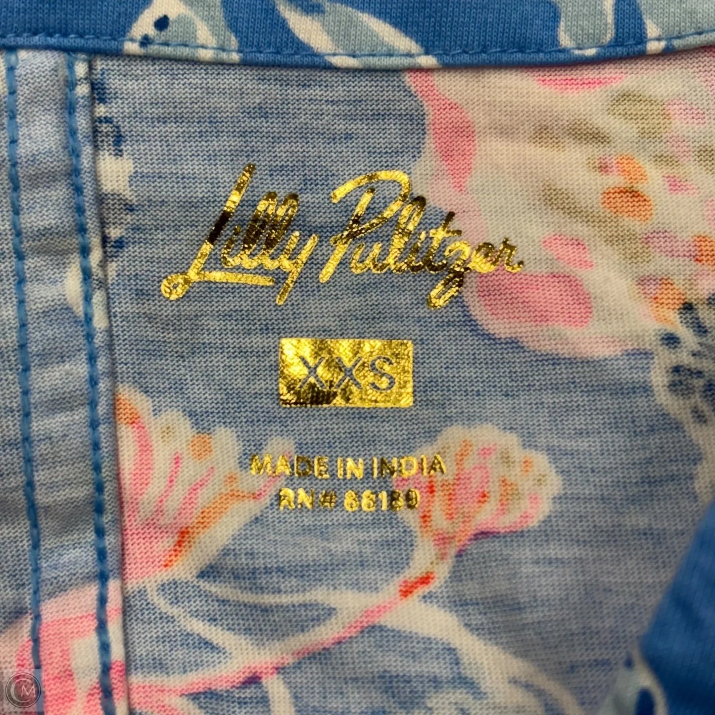 Dress Designer By Lilly Pulitzer In Blue & Pink, Size: Xxs