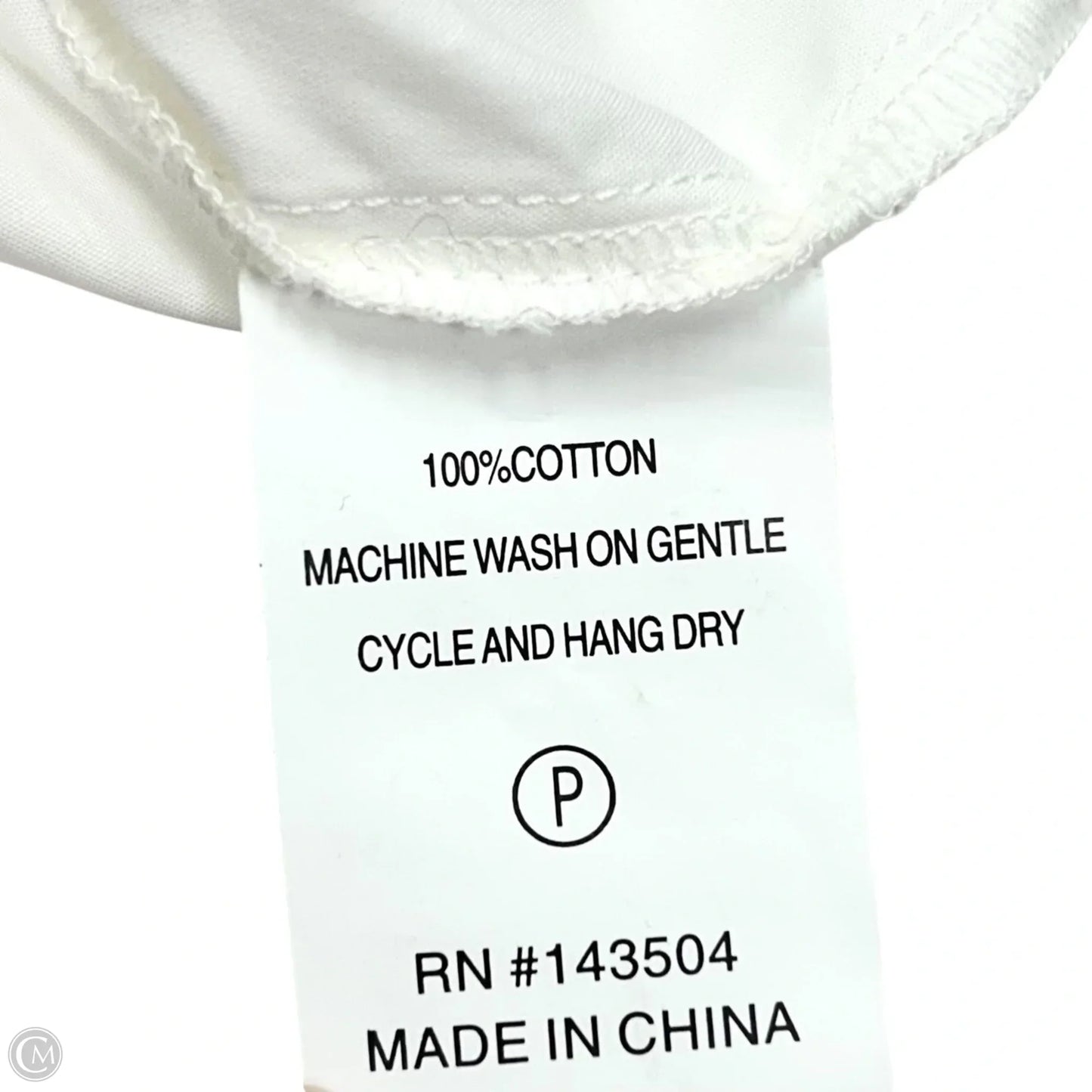 Top Short Sleeve By Marie Oliver In White, Size: S
