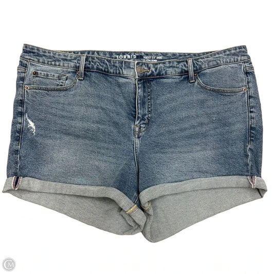 Shorts By Torrid In Blue Denim, Size: 22