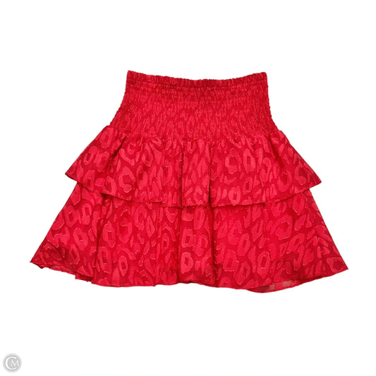 Skirt Designer By Milly In Red, Size: 2