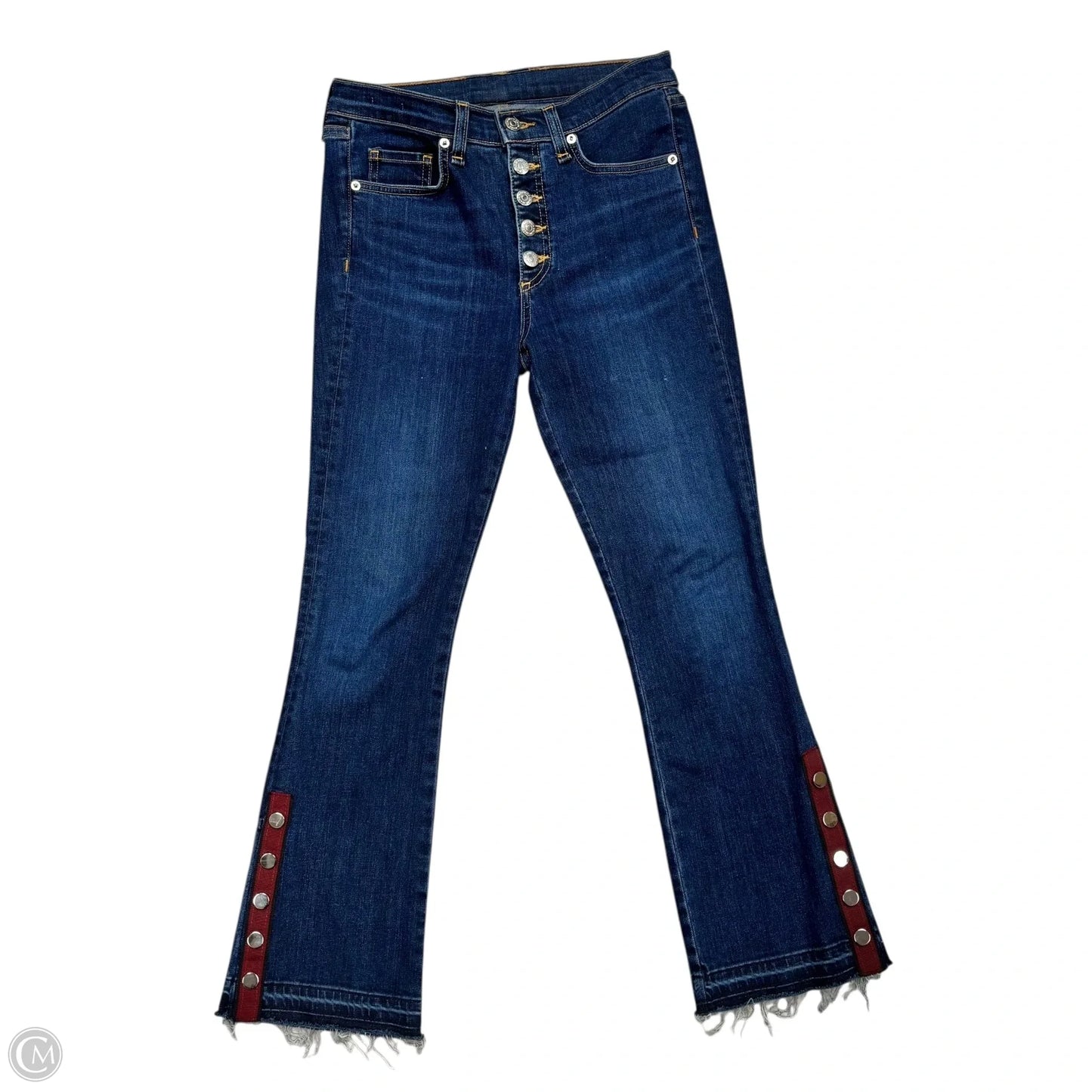 Jeans Boot Cut By Veronica Beard In Blue Denim, Size: 2
