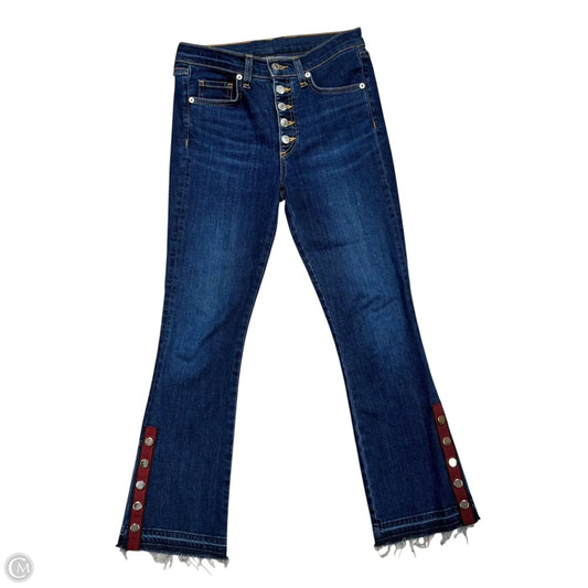 Jeans Boot Cut By Veronica Beard In Blue Denim, Size: 2