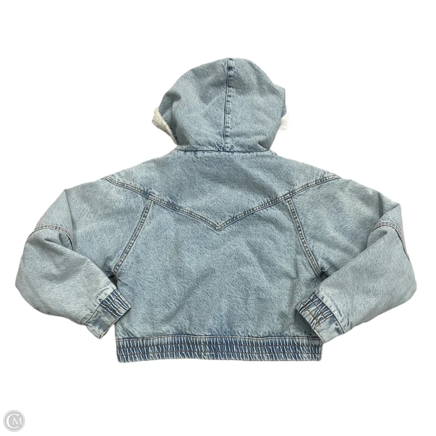 Jacket Denim By Bdg In Blue Denim, Size: S