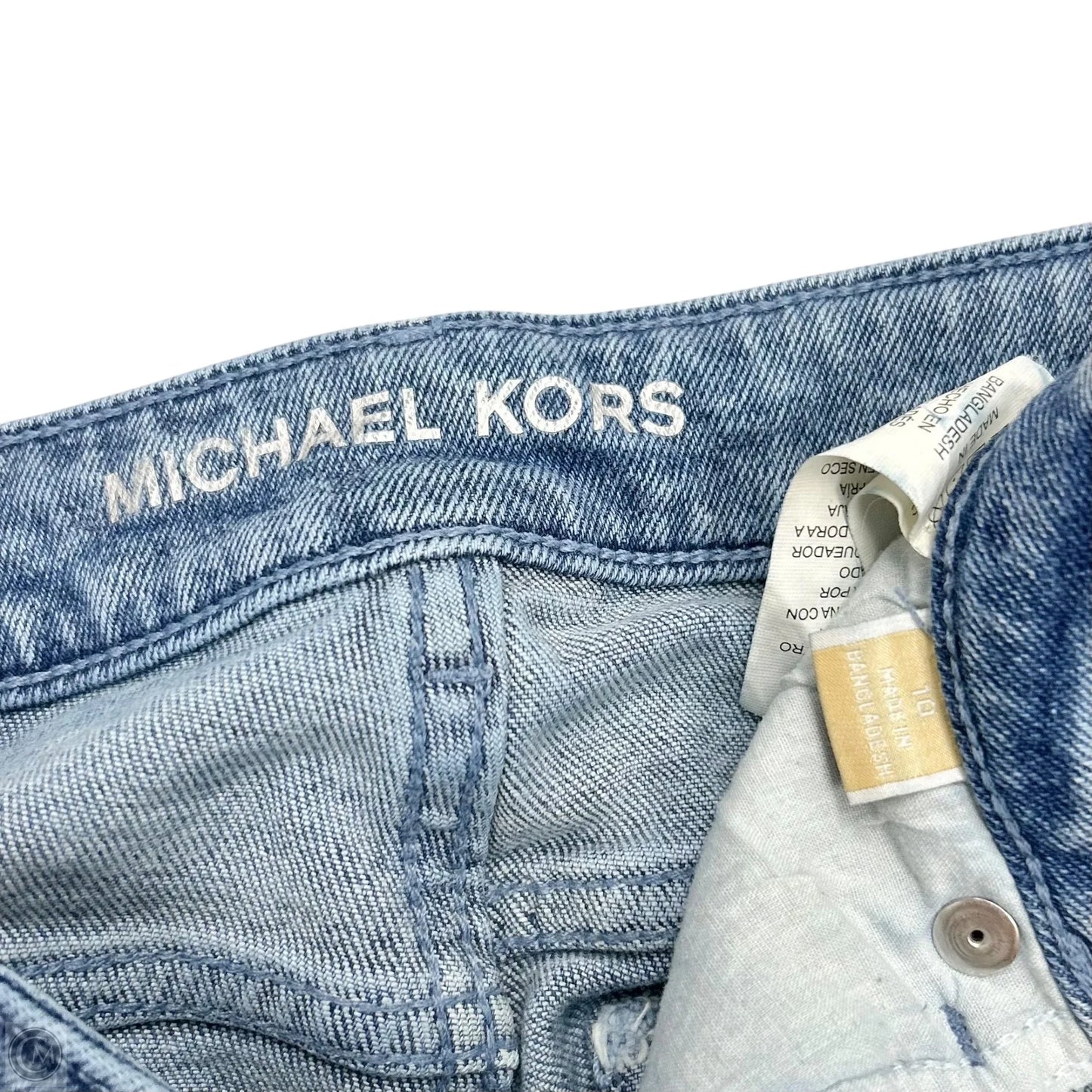 Jeans Designer By Michael Kors In Blue Denim, Size: 10