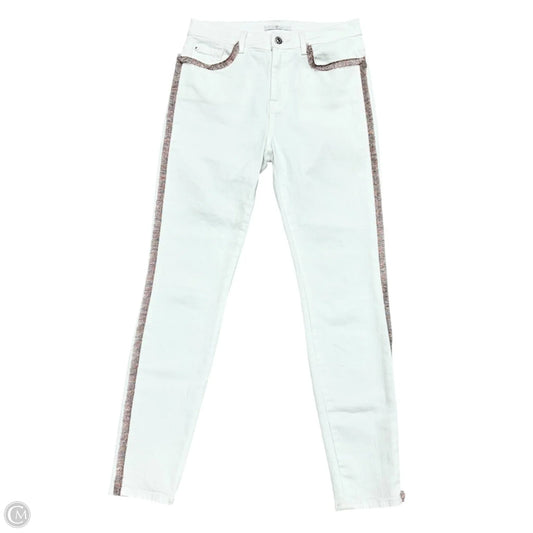 Jeans Straight By 7 For All Mankind In White Denim, Size: 6
