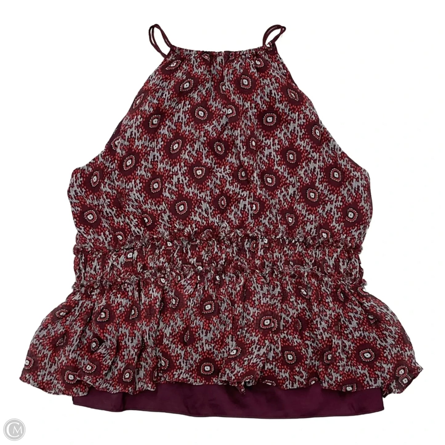 Top Sleeveless By Cinq A Sept In Maroon, Size: Xs