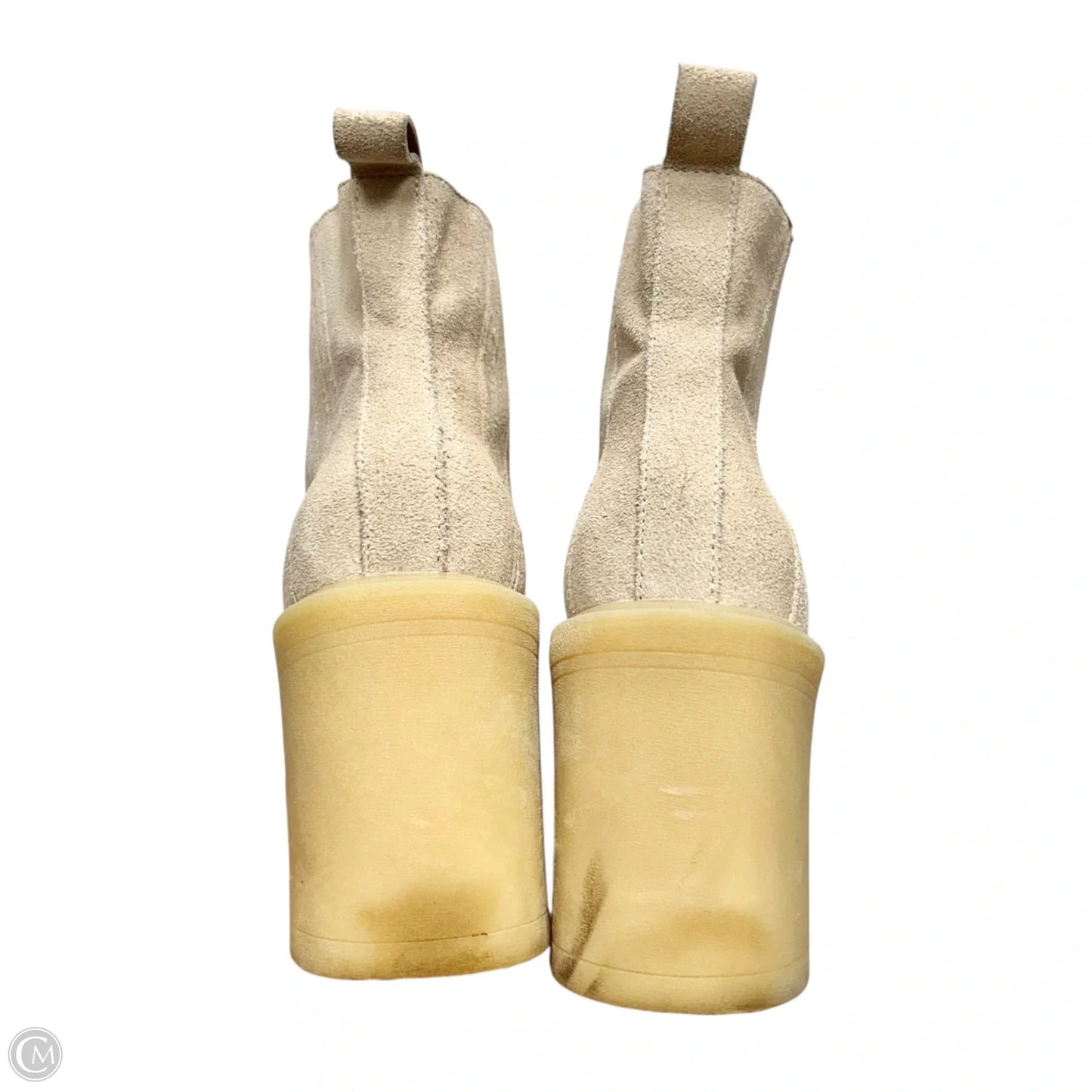 Boots Ankle Heels By Dolce Vita In Taupe, Size: 8.5