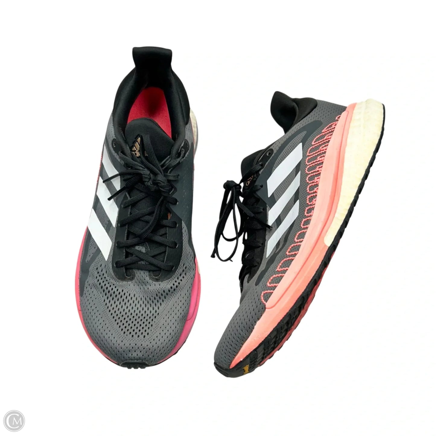 Shoes Athletic By Adidas In Grey & Pink, Size: 8.5