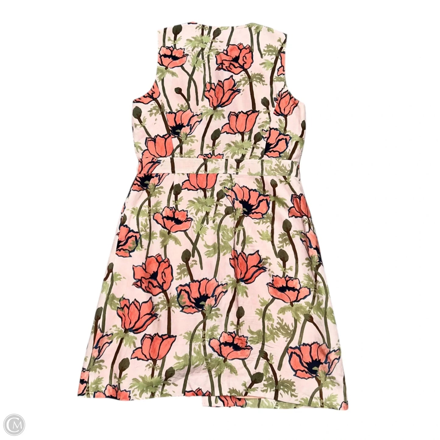 Dress Designer By Tory Burch In Green & Pink, Size: S