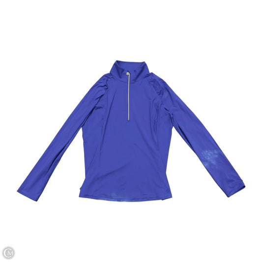 Top Long Sleeve Designer By Lilly Pulitzer In Blue, Size: Xl
