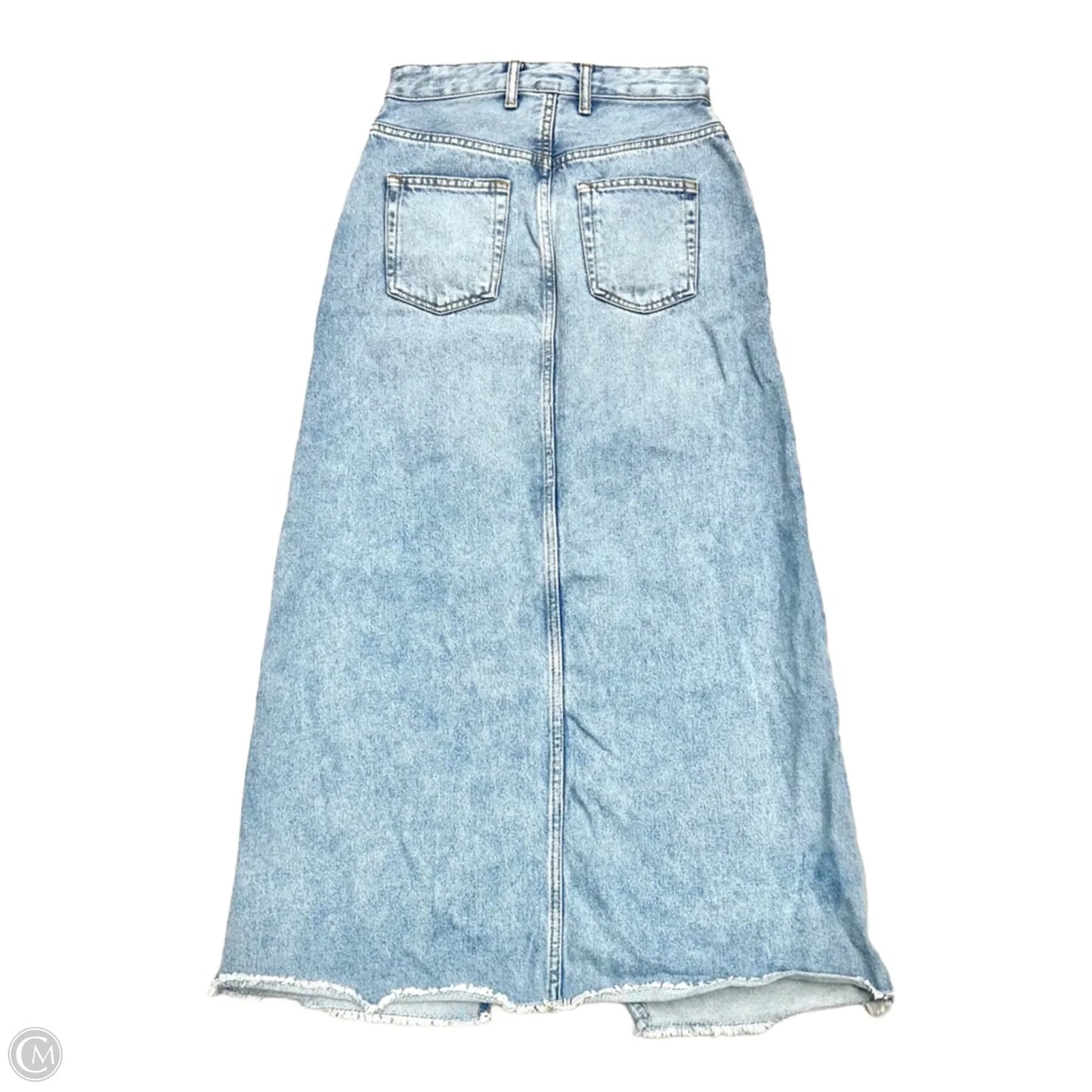 Skirt Maxi By Pilcro In Blue Denim, Size: 0p