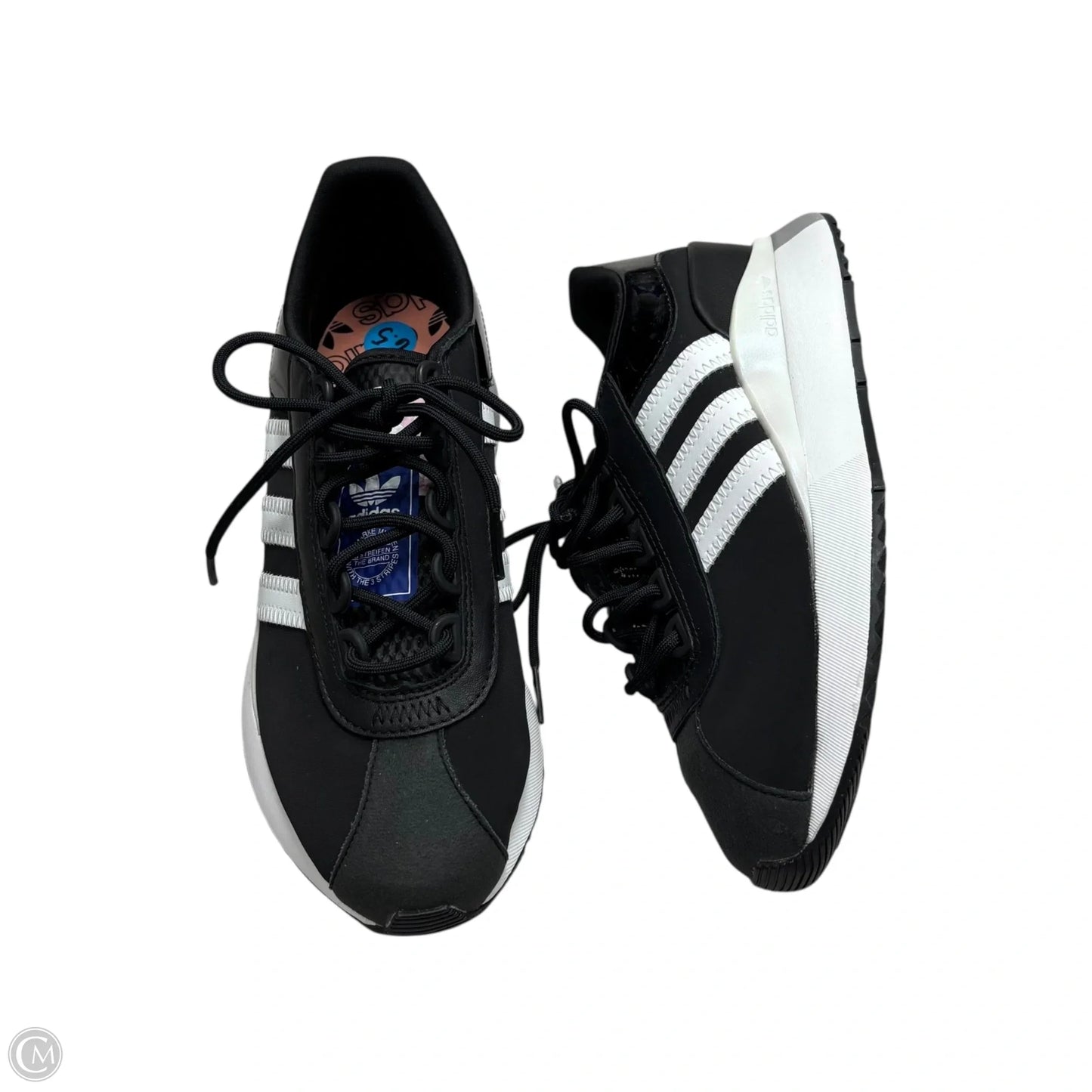 Shoes Athletic By Adidas In Black & White, Size: 6.5