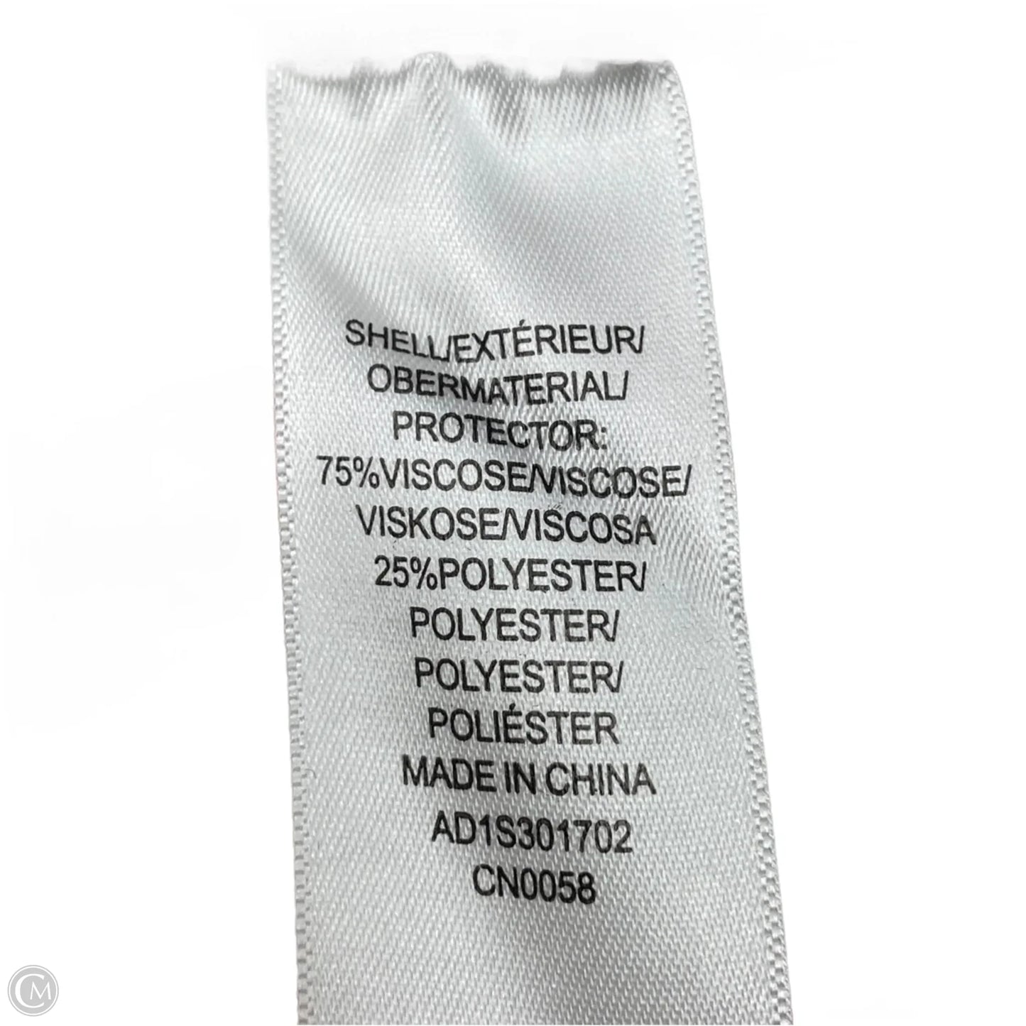 Top Short Sleeve By Adrianna Papell In White, Size: L