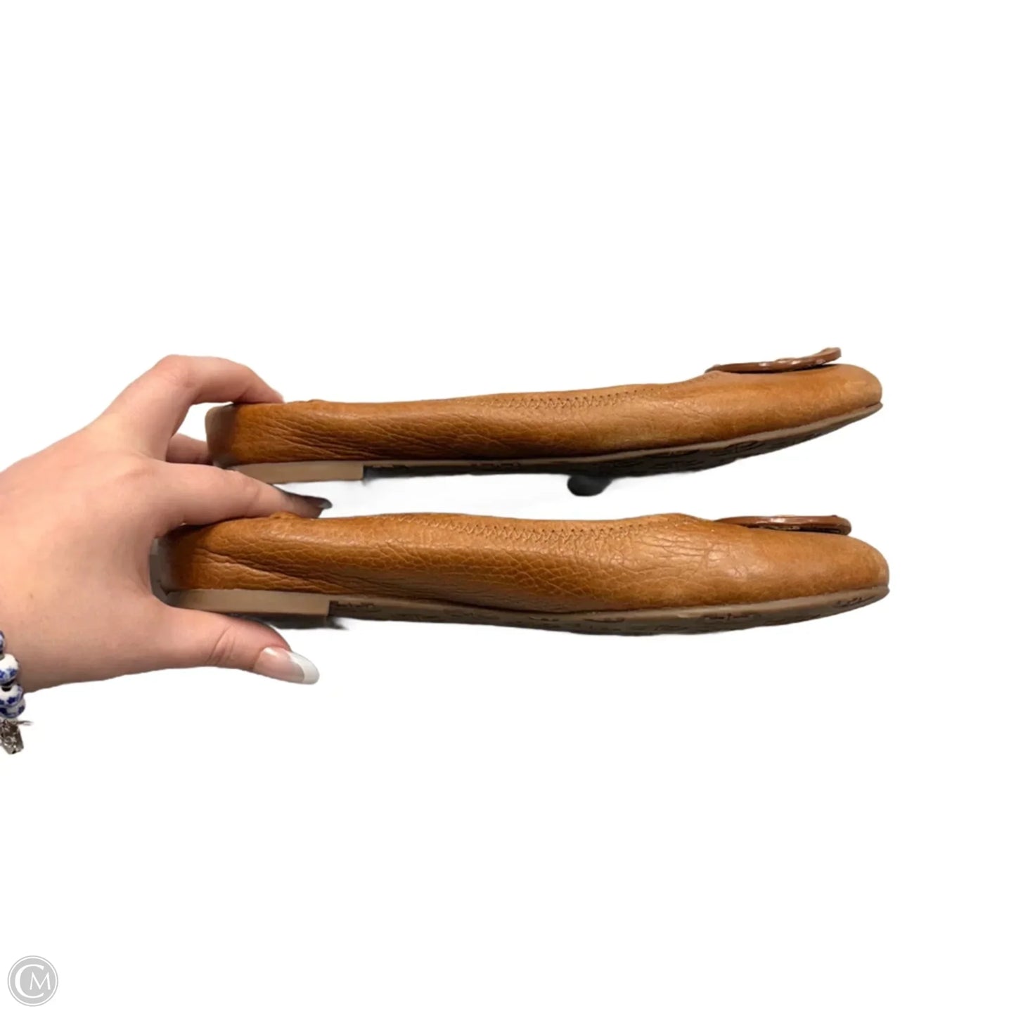 Shoes Designer By Tory Burch In Brown, Size: 7