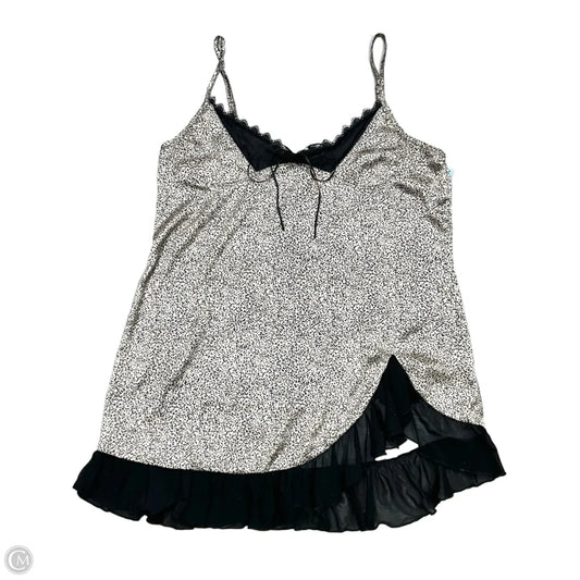 Dress Casual Short By Anthropologie In Black & Cream, Size: Xl