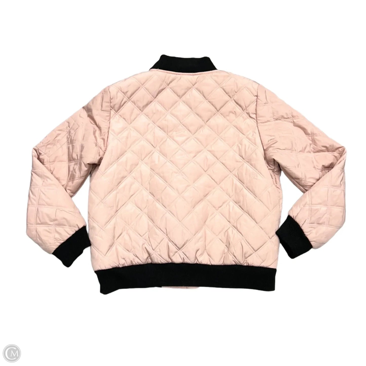 Jacket Puffer & Quilted By Harve Bernard In Pink, Size: L