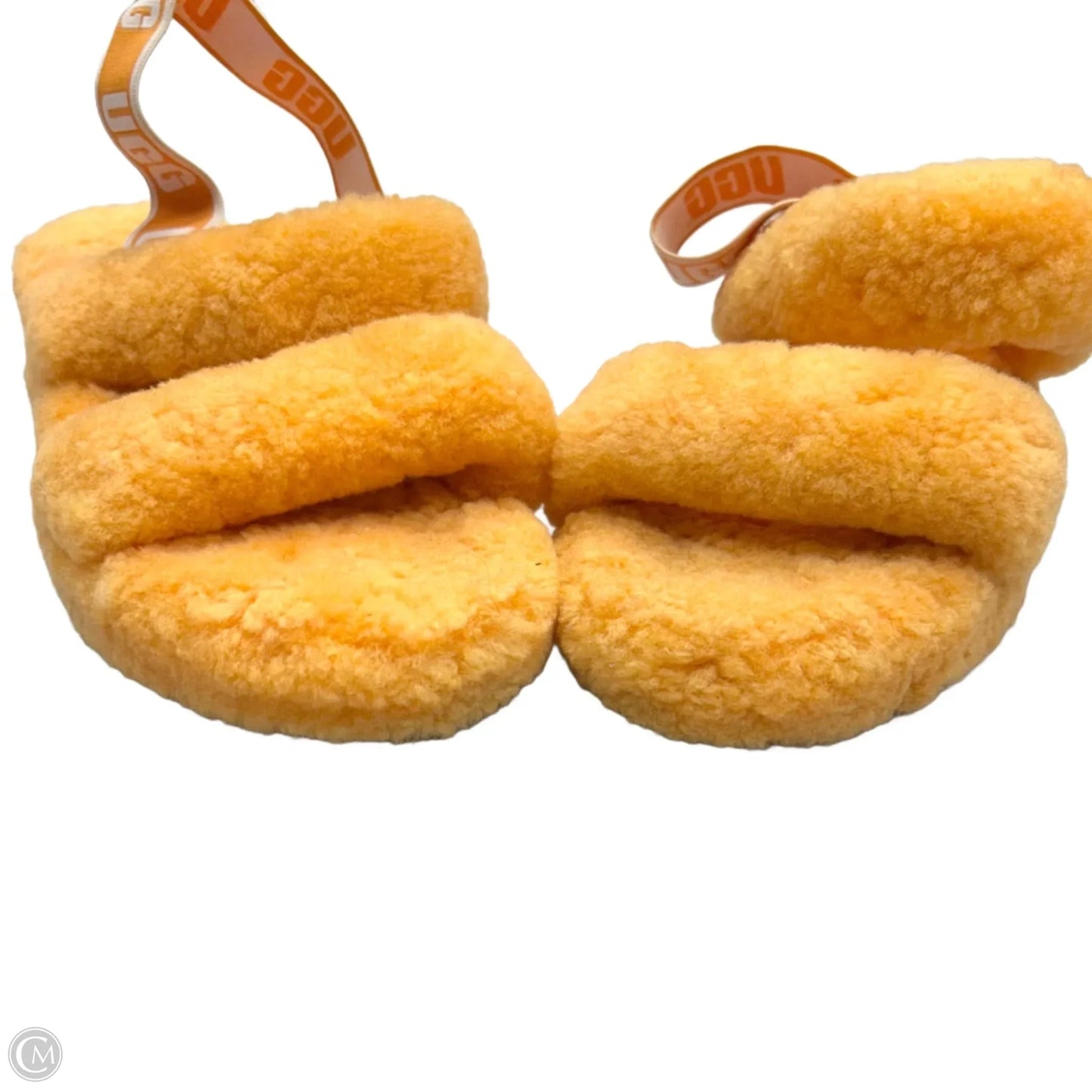 Slippers Designer By Ugg In Orange, Size: 11