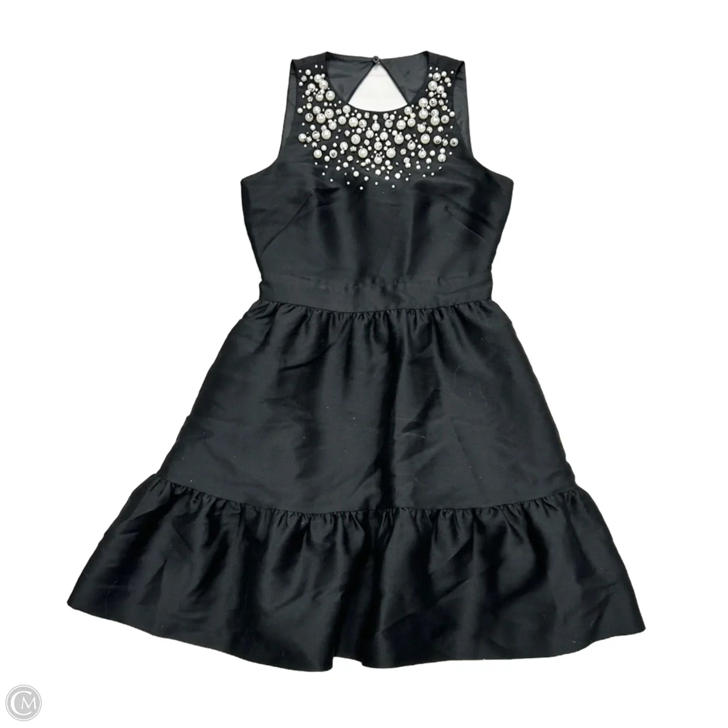 Dress Designer By Kate Spade In Black & Silver, Size: Xs