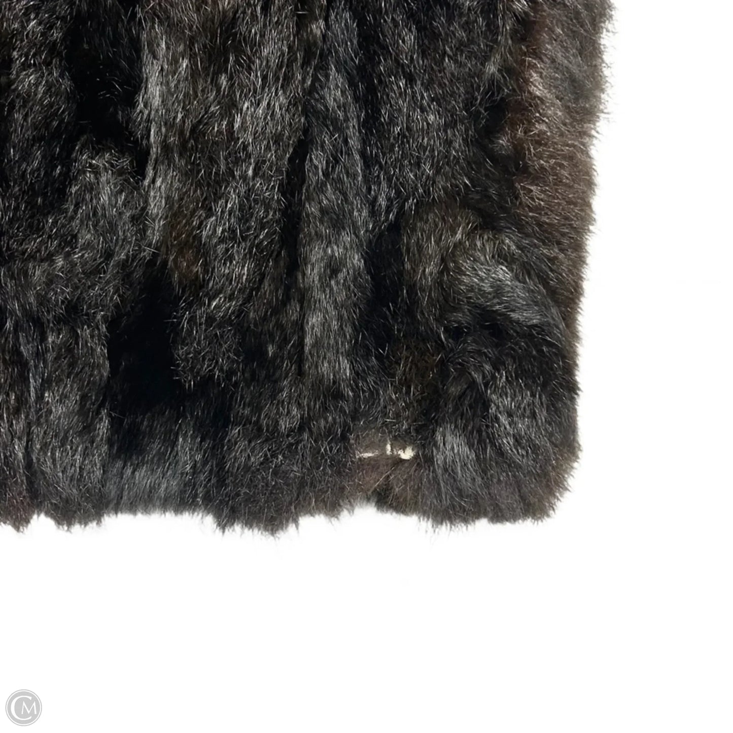 Vest Fur In Dark Brown, Size: M