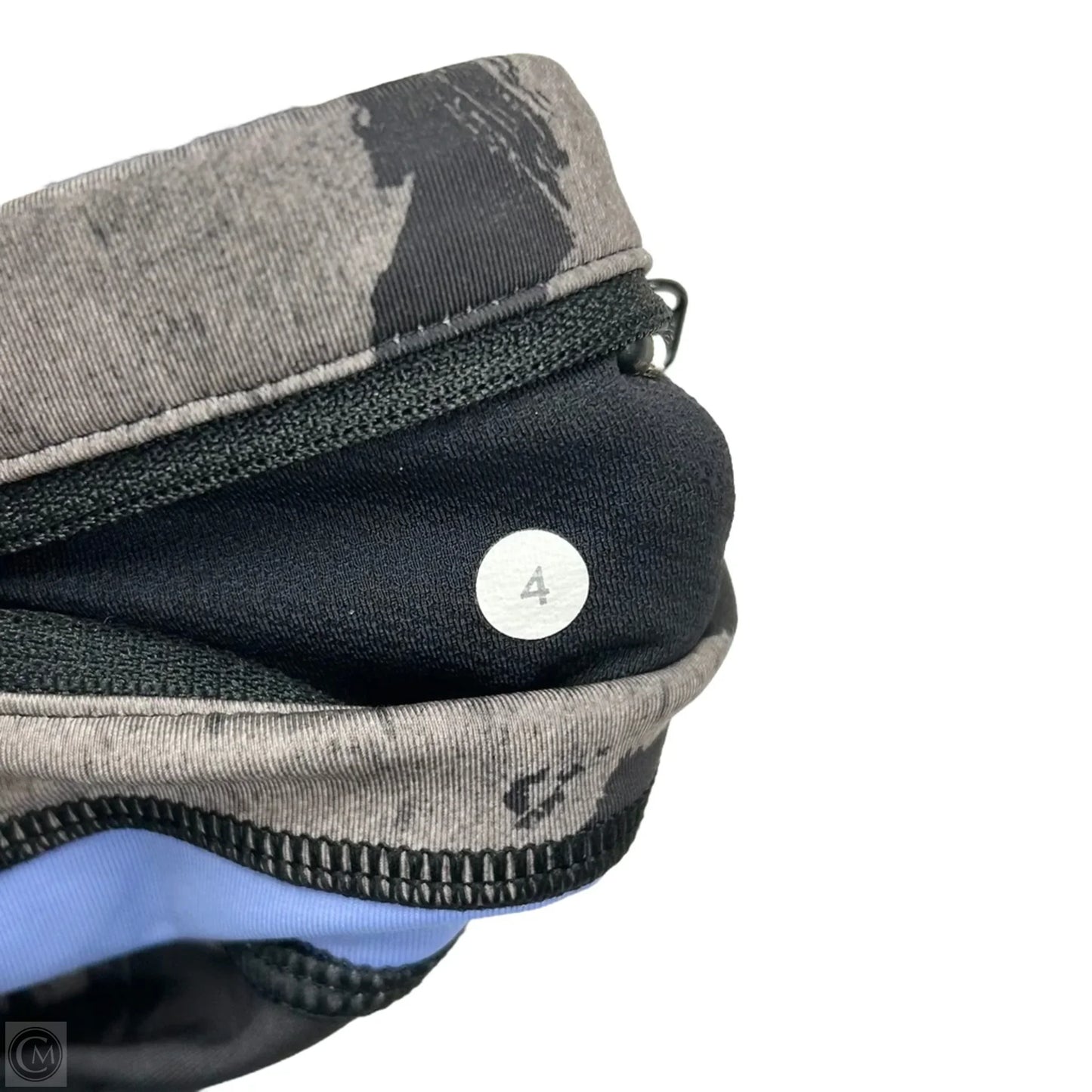 Athletic Leggings Capris By Lululemon In Black & Blue, Size: S