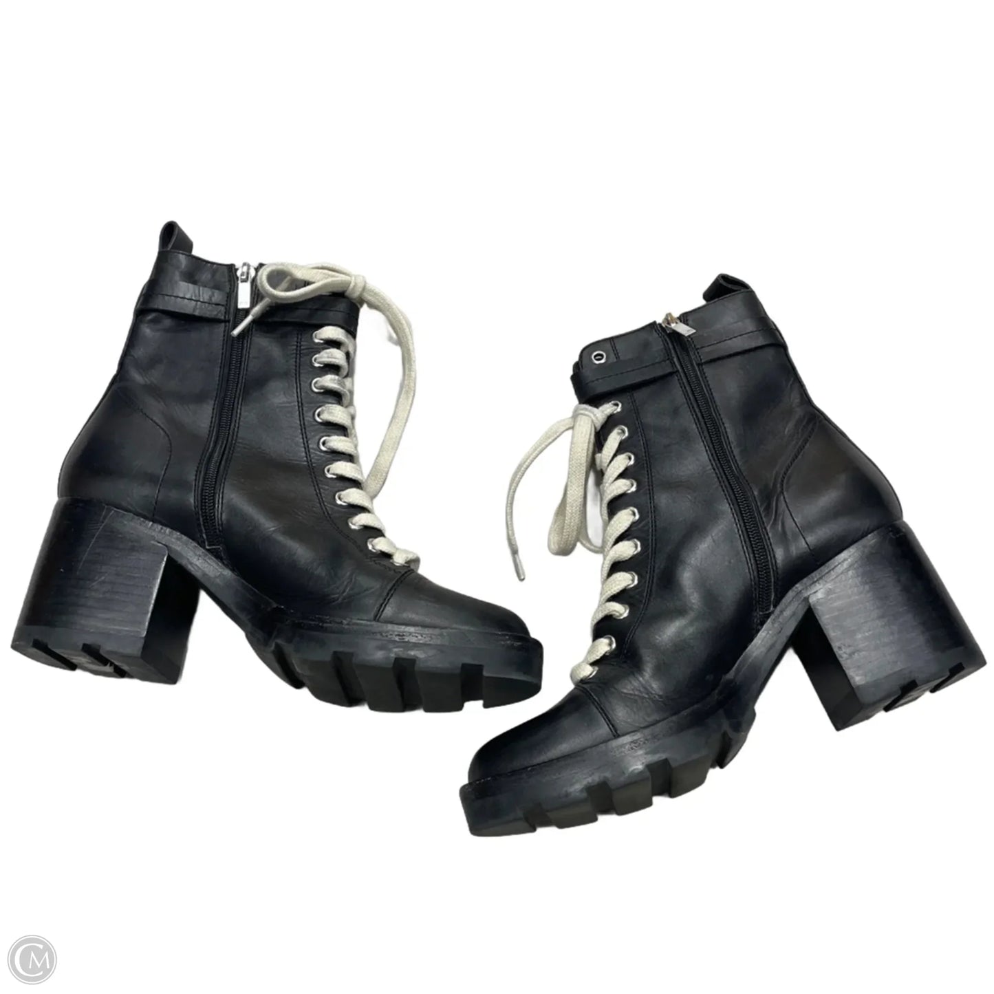 Boots Ankle Heels By Marc Fisher In Black, Size: 9