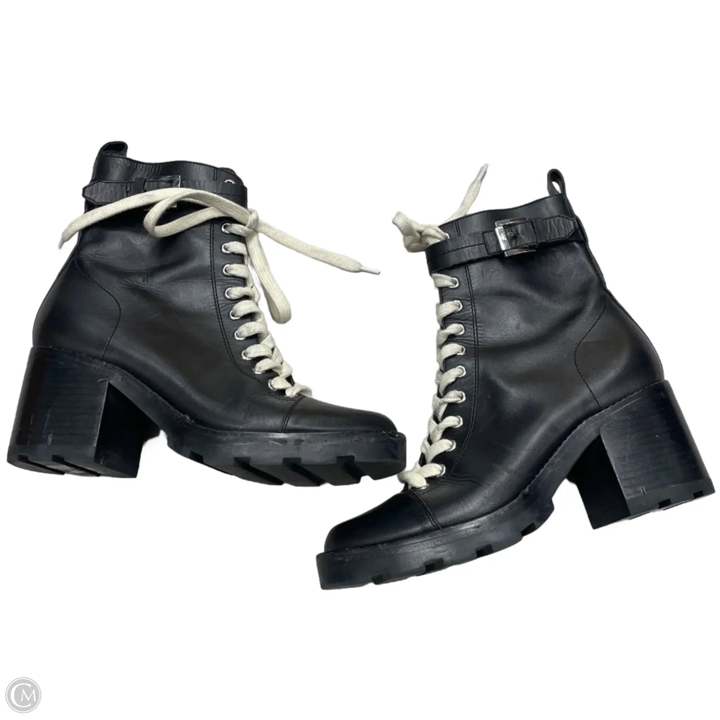 Boots Ankle Heels By Marc Fisher In Black, Size: 9