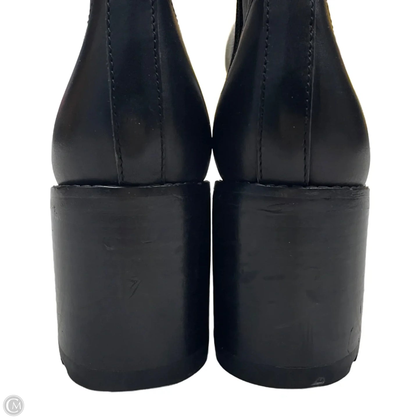 Boots Ankle Heels By Marc Fisher In Black, Size: 9