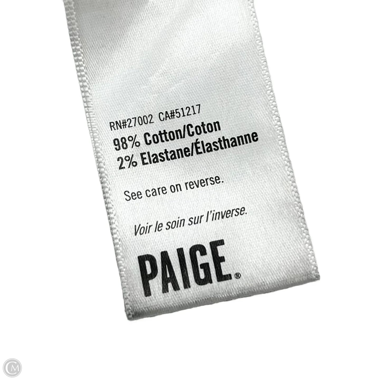 Overalls By Paige In Black Denim, Size: M