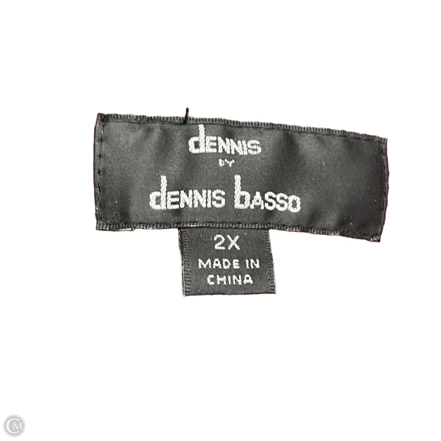 Jacket Leather By Dennis Basso Qvc In Maroon, Size: 2x