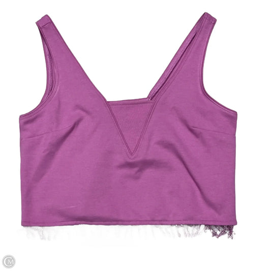 Top Sleeveless By Anthropologie In Purple, Size: M