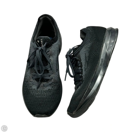 Shoes Athletic By Brooks In Black & Grey, Size: 9