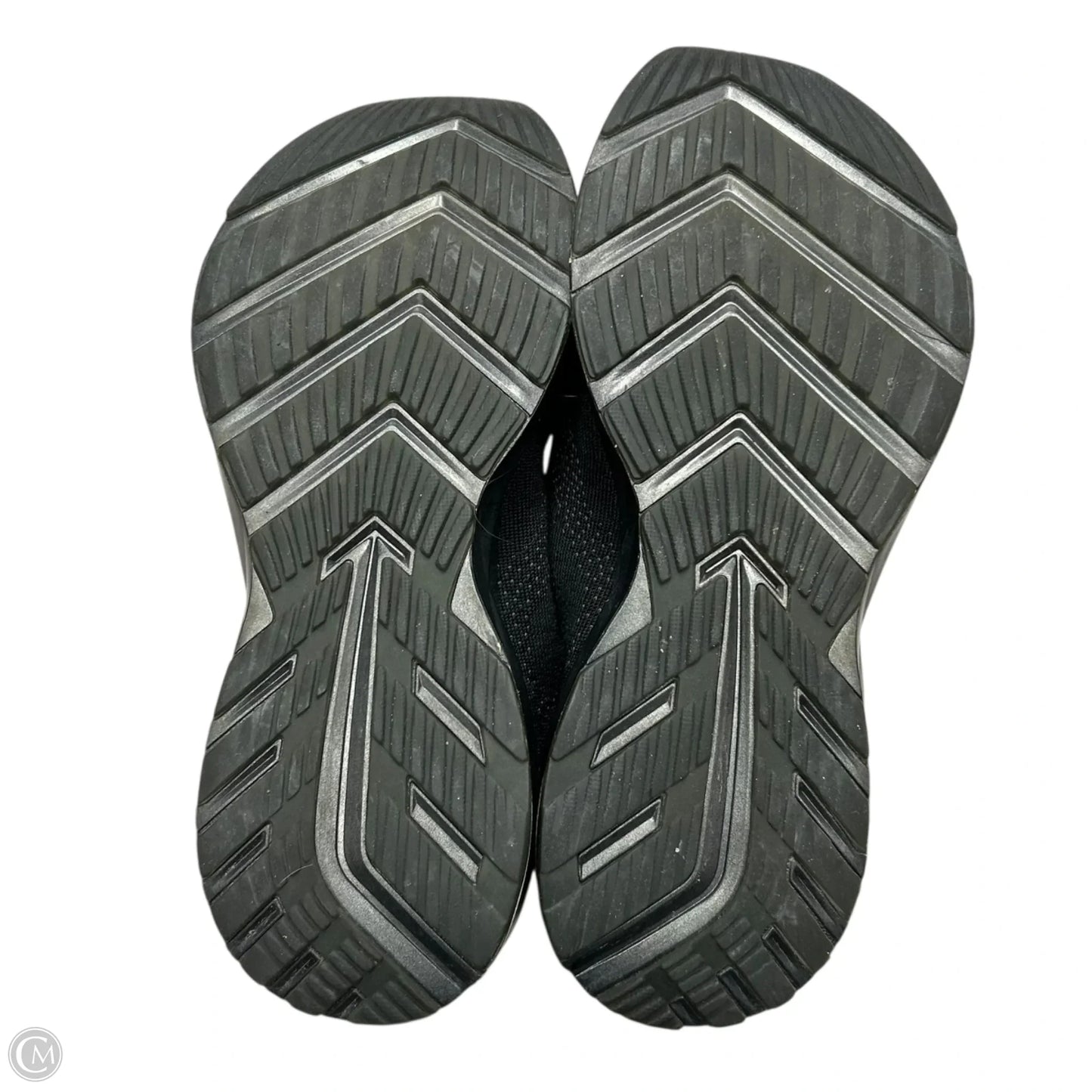 Shoes Athletic By Brooks In Black & Grey, Size: 9