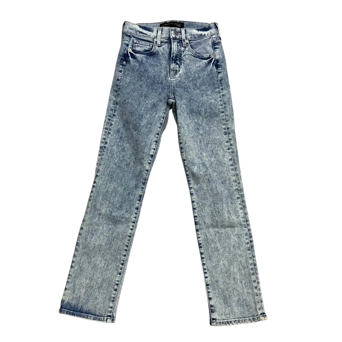 Jeans Skinny By Veronica Beard In Blue Denim, Size: 0