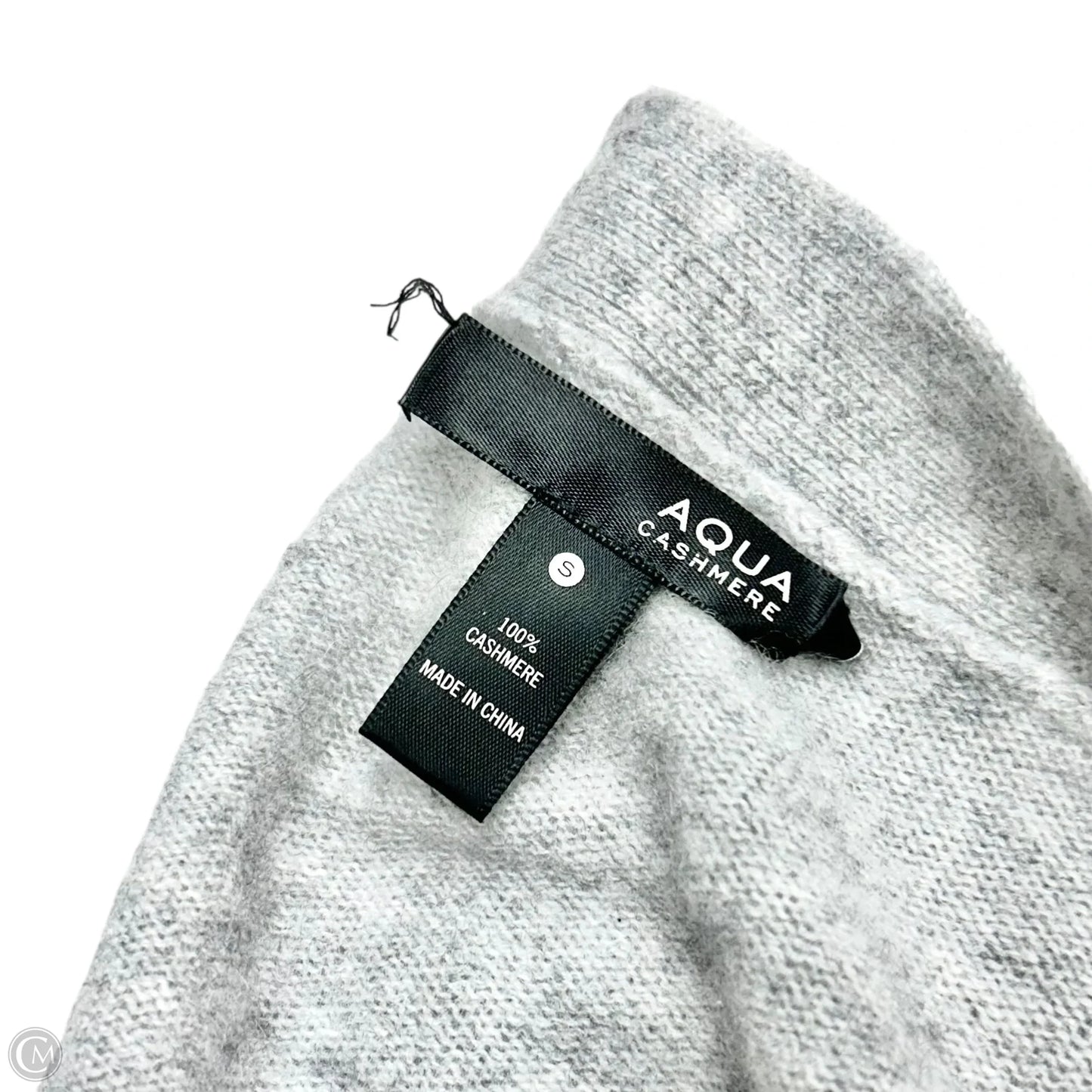 Sweater Cardigan Cashmere By Aqua In Grey, Size: S