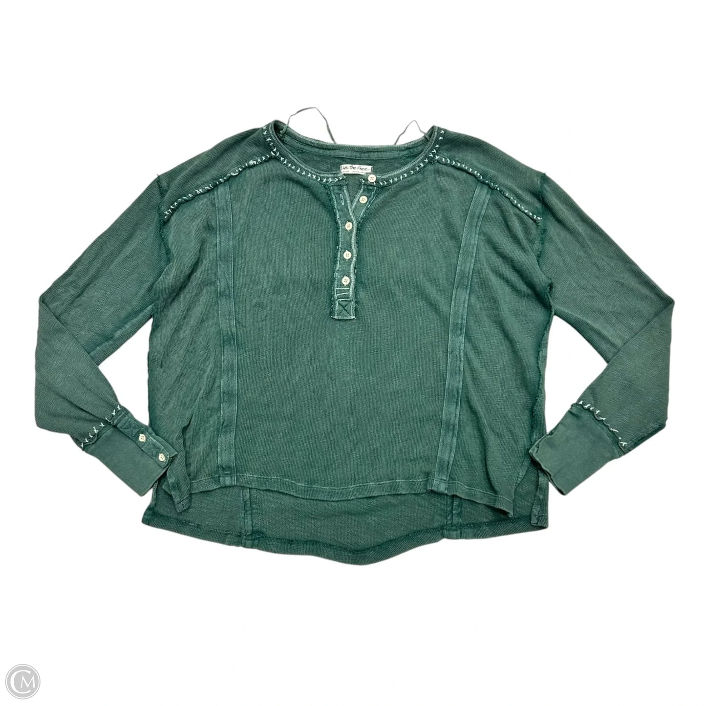 Top Long Sleeve By We The Free In Green, Size: M