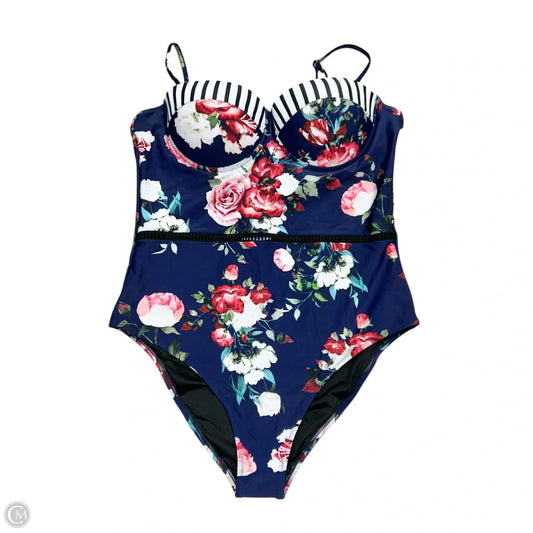 Swimsuit By Cupshe In Navy, Size: Xl